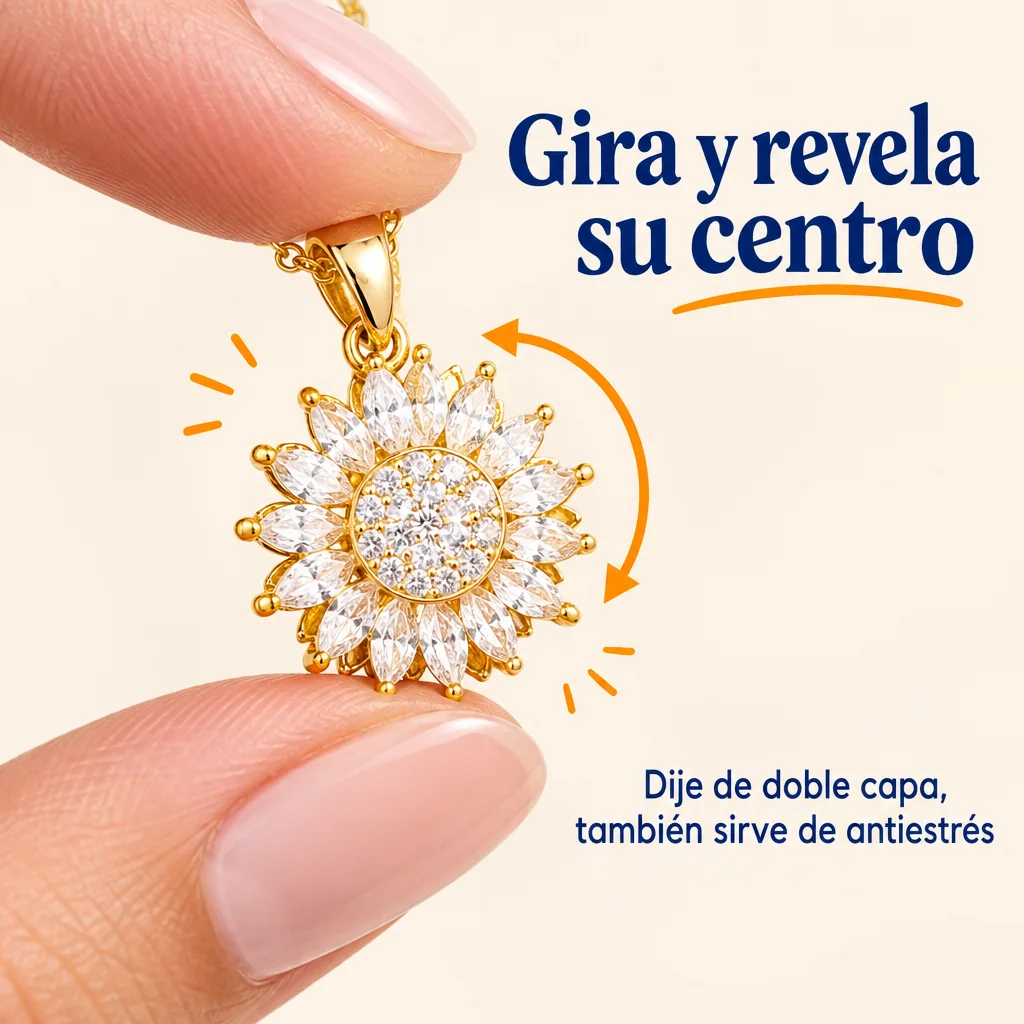 Guía de uso de Collar Giratorio de Girasol
