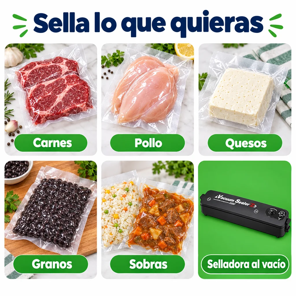 Selladora al Vacío Automática para Alimentos