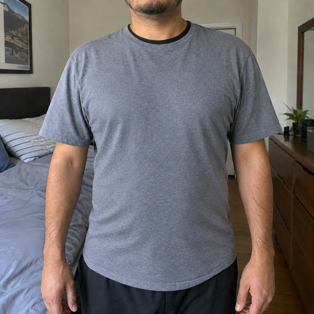 Ejemplo ilustrativo del proveedor: después de Camiseta de Compresión Moldeadora para Hombre