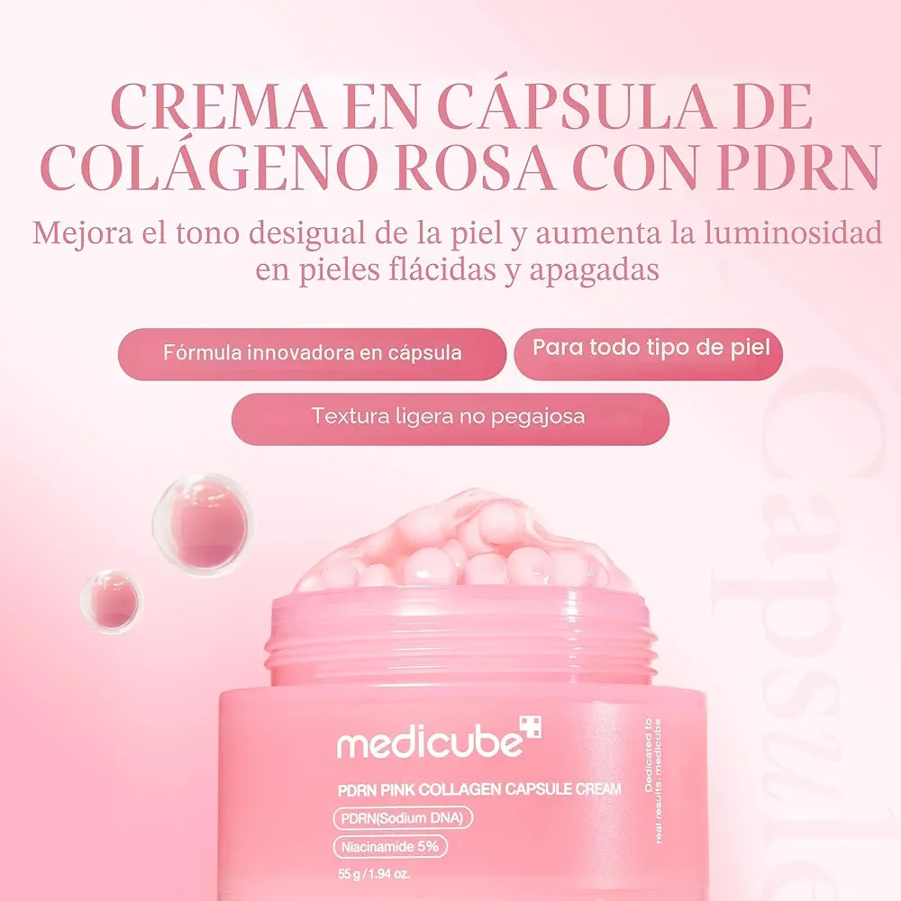 Presentación de Crema Facial con Cápsulas de PDRN de Salmón ofrecida por Te Lo Tengo