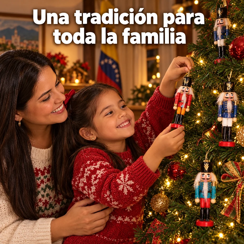 Set de 6 Cascanueces Navideños de Madera