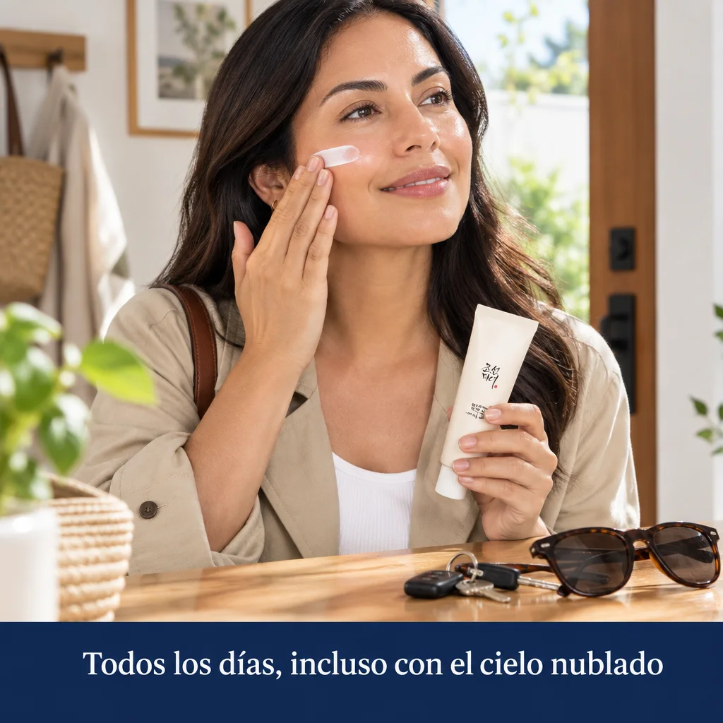 Protector Solar Coreano SPF50+ con Arroz y Probióticos