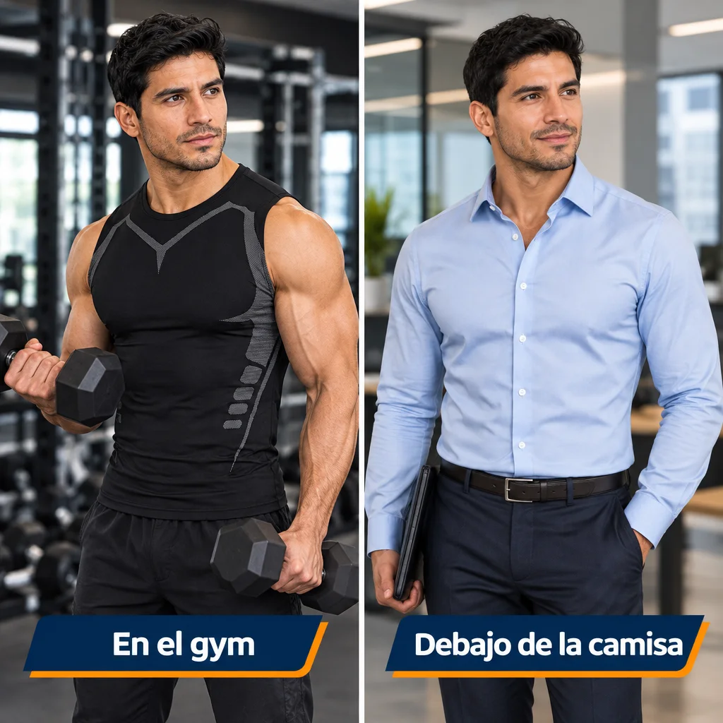 Camiseta de Compresión Moldeadora para Hombre