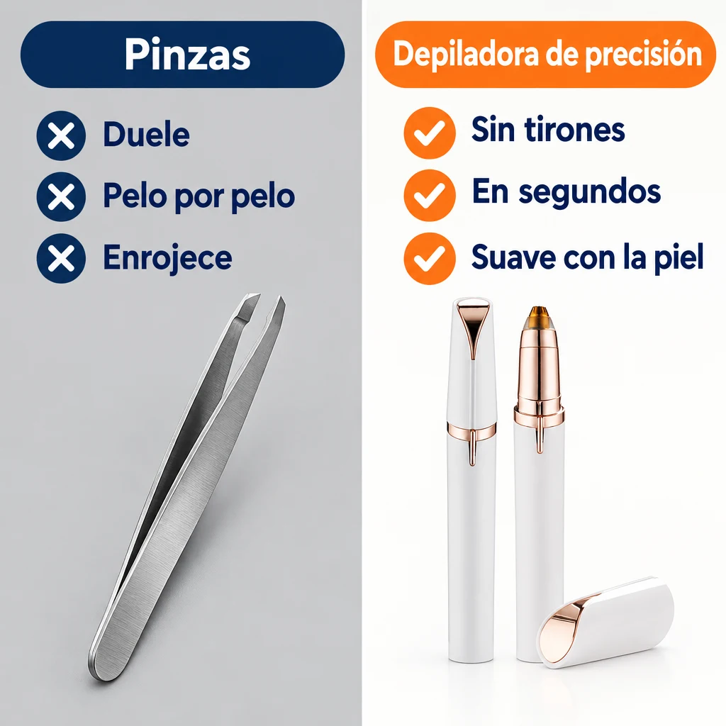 Recortar no es lo mismo que depilar de raíz.